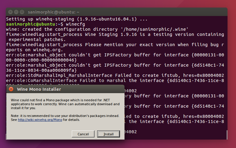 Install WineHQ 1.9.18 on Linux Mint 18 'Sarah' and Ubuntu 16.04 'Xenial ...