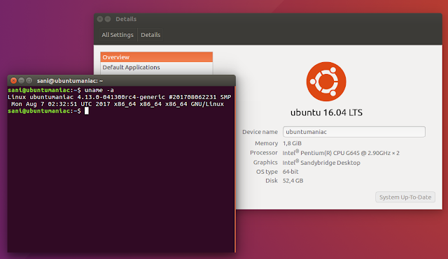 How to Upgrade Kernel 4.13 rc4 on Ubuntu ? - Ubuntu Maniac - Linux News